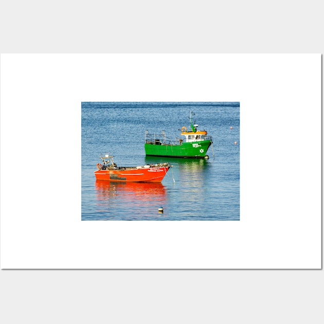 Two boats, Cascais, Portugal Wall Art by newbeltane